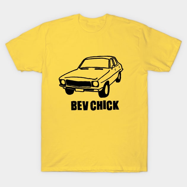 Bev Chick T-Shirt by crap-art